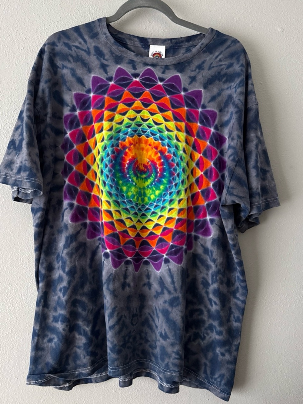 Justin Biffer hand dyed Mandala shirt